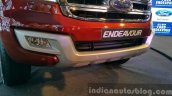 New Ford Endeavour bumper In Images