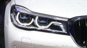 2016 BMW 7 Series headlight at Auto Expo 2016