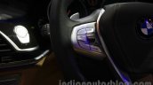 2016 BMW 7 Series steering controls at Auto Expo 2016