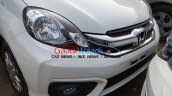 2016 Honda Amaze facelift grille spied