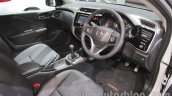 2016 Honda City Black interior with accessories dashboard at Auto Expo 2016