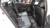 2016 Honda City Black interior with accessories rear seat at Auto Expo 2016