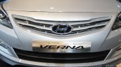 2016 Hyundai Verna grille at Auto Expo 2016