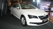 2016 Skoda Superb front quarter launched in India