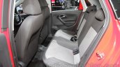 2016 VW Cross Polo rear seat at the Auto Expo 2016