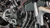 Benelli TNT 600GT Nero (black) engine at Auto Expo 2016
