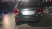 Chevrolet Essentia rear at Auto Expo 2016