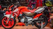 Hero Xtreme 200 S red side at the Auto Expo 2016