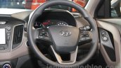 Hyundai Creta steering wheel at Auto Expo 2016