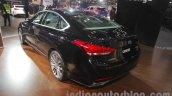 Hyundai Genesis rear three quarters at Auto Expo 2016