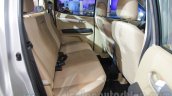 Isuzu D-Max V-Cross rear passenger seat at Auto Expo 2016