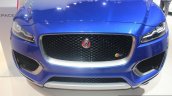 Jaguar F-Pace grille at the Auto Expo 2016