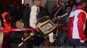 Mahindra GenZe display rear three quarters at Auto Expo 2016