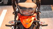 Mahindra Mojo accessories luggage carrier at Auto Expo 2016