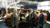 Mahindra XUV Aero side at the Auto Expo 2016