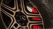 Mercedes G 500 4×4² wheel badge at Auto Expo 2016