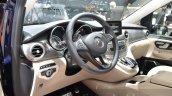 Mercedes V-Class Exclusive Edition dashboard at the 2016 Geneva Motor Show