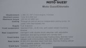 Moto Guzzi Eldorado specifications at Auto Expo 2016