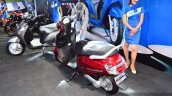 New Suzuki Access 125 Red rear three quarters at Auto Expo 2016