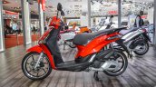 Piaggio Liberty IGET 125 ABS red at Auto Expo 2016