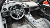 Porsche 718 Boxster S interior at the Geneva Motor Show Live