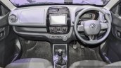 Renault Kwid 1.0 dashboard at the Auto Expo 2016