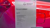 Renault Lodgy World Edition spec sheet at the Auto Expo 2016