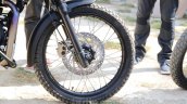 Royal Enfield Himalayan front wheel unveiled