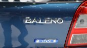 Suzuki Baleno 1.2 SHVS badge at 2016 Geneva Motor Show