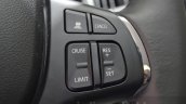 Suzuki Baleno 1.2 SHVS cruise control switch at 2016 Geneva Motor Show