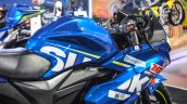 Suzuki Gixxer Cup race bike fuel tank at Auto Expo 2016