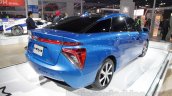 Toyota Mirai  rear three quarter at Auto Expo 2016