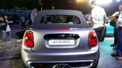 2016 Mini Convertible roof up rear India launched