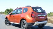 2016 Renault Duster facelift AMT rear three quarter view Review