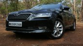 2016 Skoda Superb Laurin & Klement front quarter toe in First Drive Review