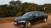 2016 Skoda Superb Laurin & Klement front quarter top First Drive Review