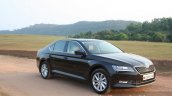 2016 Skoda Superb Laurin & Klement front three quarter First Drive Review
