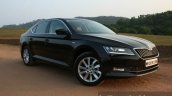 2016 Skoda Superb Laurin & Klement front three quarter close First Drive Review