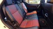 2016 Toyota Fortuner TRD Sportivo seat upholstery launched in Thailand