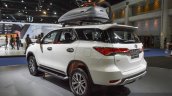 2016 Toyota Fortuner White rear quarters at 2016 BIMS