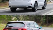 2017 Acura MDX vs. old Acura MDX rear three quarters