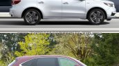 2017 Acura MDX vs. old Acura MDX side profile