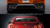 2017 Nissan GT-R vs 2015 Nissan GT-R rear