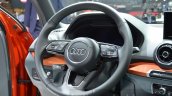 Audi Q2 steering at the 2016 Geneva Motor Show Live