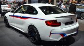 BMW M2 with M Performance Parts rear quarter at 2016 Geneva Motor Show