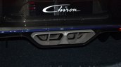 Bugatti Chiron badge at the 2016 Geneva Motor Show