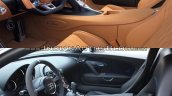 Bugatti Chiron vs. Bugatti Veyron interior