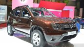 Dacia Duster Essential front three quarters view at the 2016 Geneva Motor Show