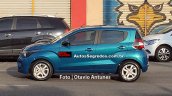 Fiat Mobi side photographed undisguised