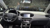 Hyundai Ioniq Hybrid dashboard at the 2016 Geneva Motor Show Live